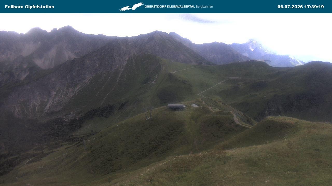 Archiv Foto Webcam Bergstation Fellhornbahn (1.967m)