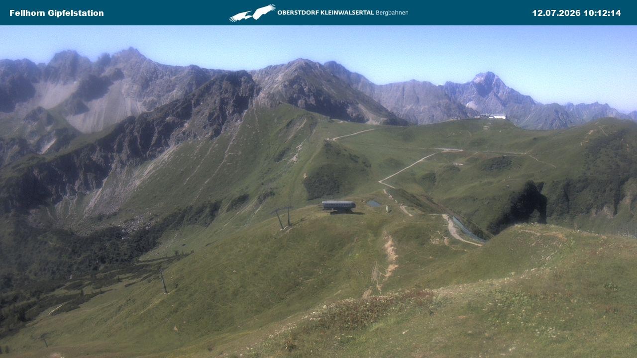 Archived image Webcam Fellhornbahn - Top Station (1.967m)