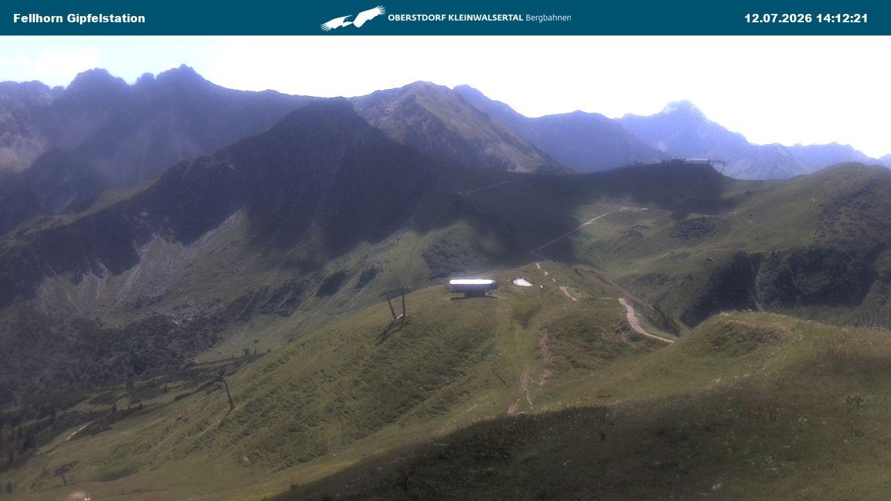 Archiv Foto Webcam Bergstation Fellhornbahn (1.967m)
