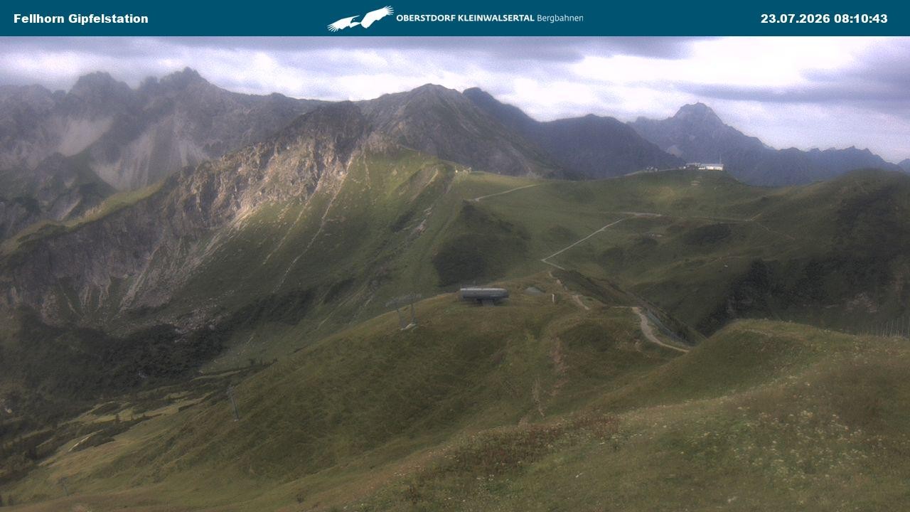 Archiv Foto Webcam Bergstation Fellhornbahn (1.967m)
