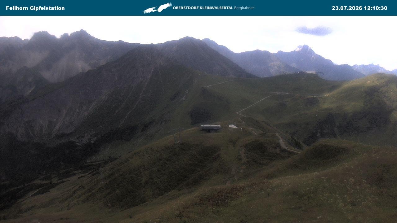 Archiv Foto Webcam Bergstation Fellhornbahn (1.967m)
