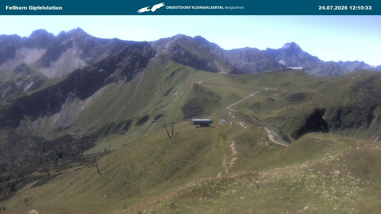 Archived image Webcam Fellhornbahn - Top Station (1.967m)
