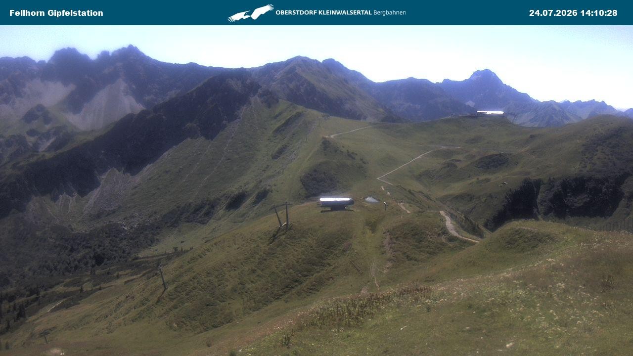 Archived image Webcam Fellhornbahn - Top Station (1.967m)