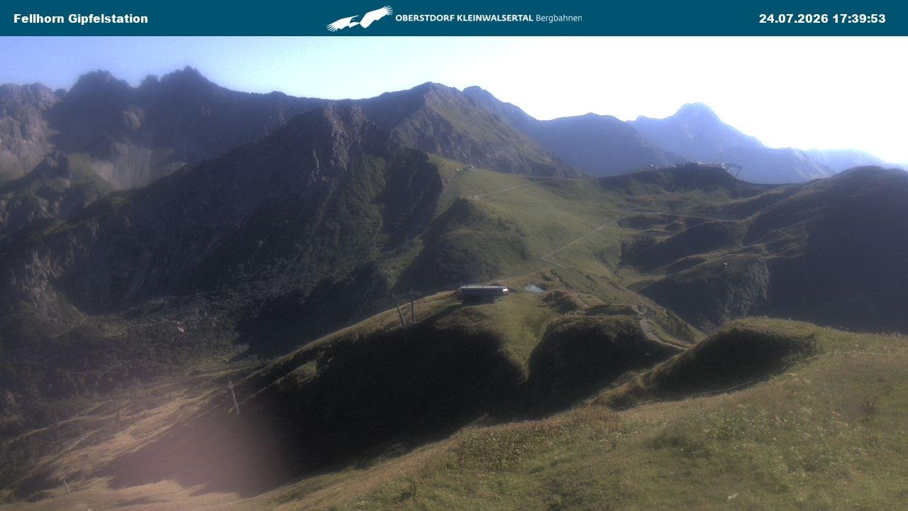 Archived image Webcam Fellhornbahn - Top Station (1.967m)