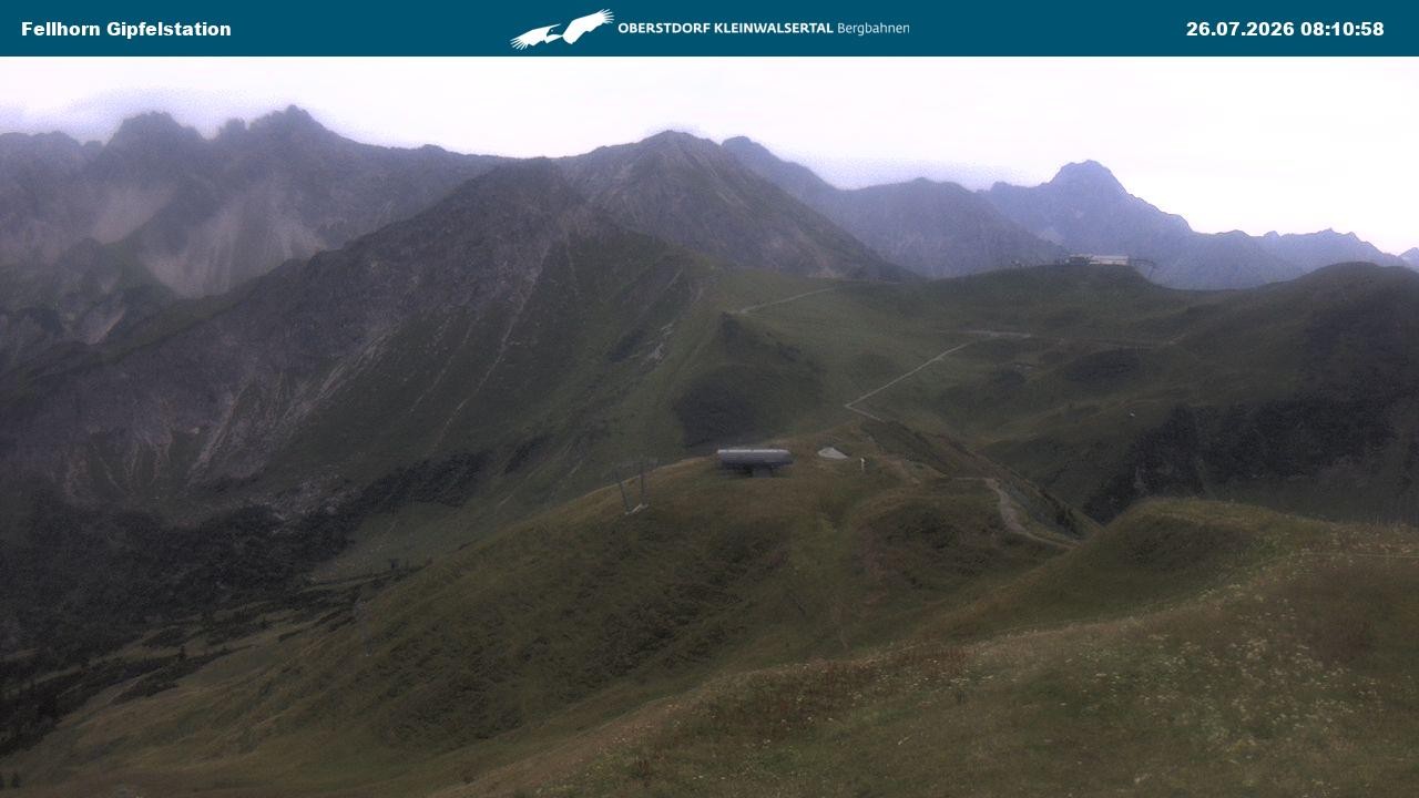 Archiv Foto Webcam Bergstation Fellhornbahn (1.967m)