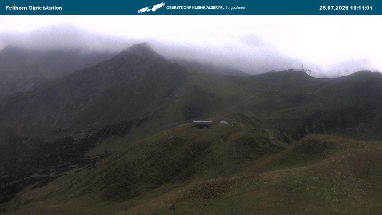 Archiv Foto Webcam Bergstation Fellhornbahn (1.967m)