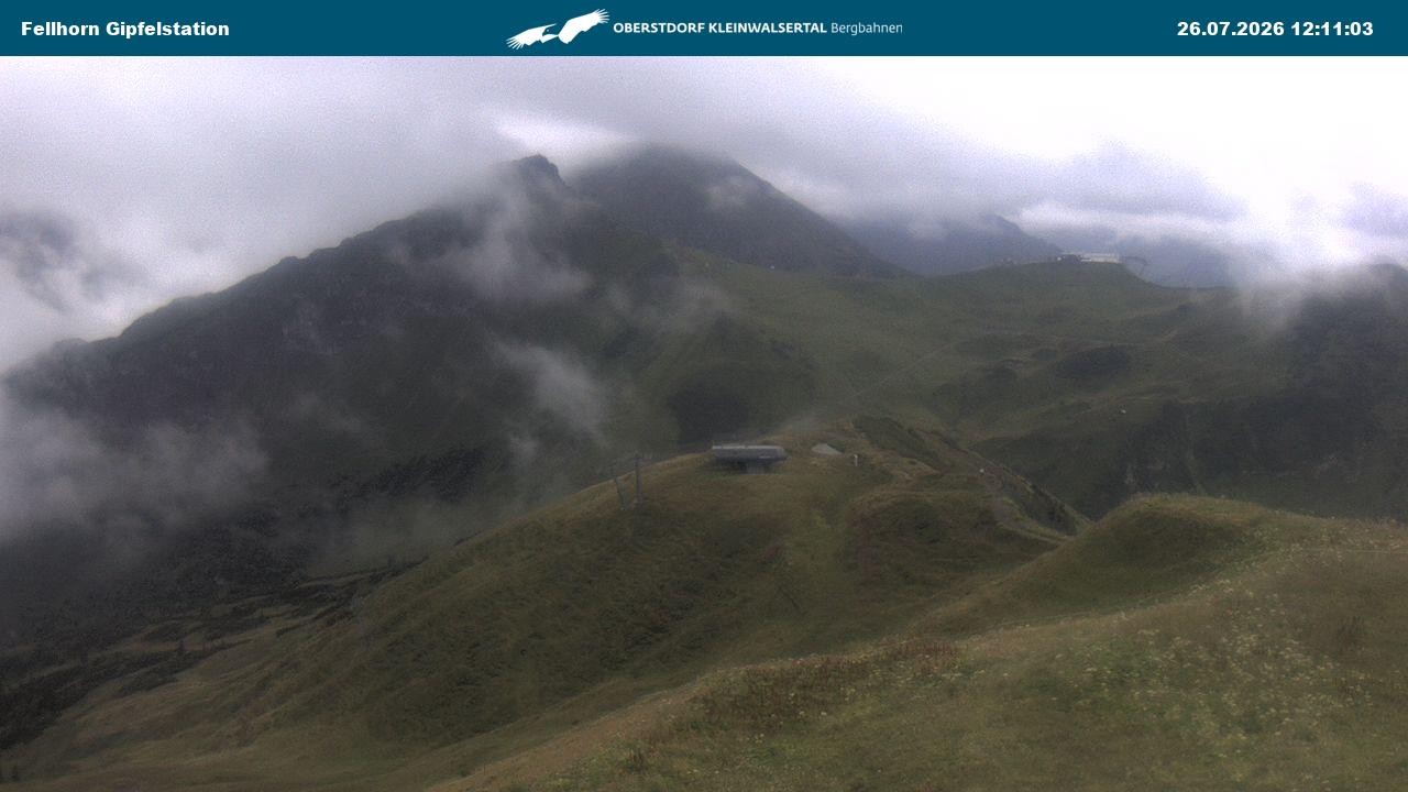 Archiv Foto Webcam Bergstation Fellhornbahn (1.967m)