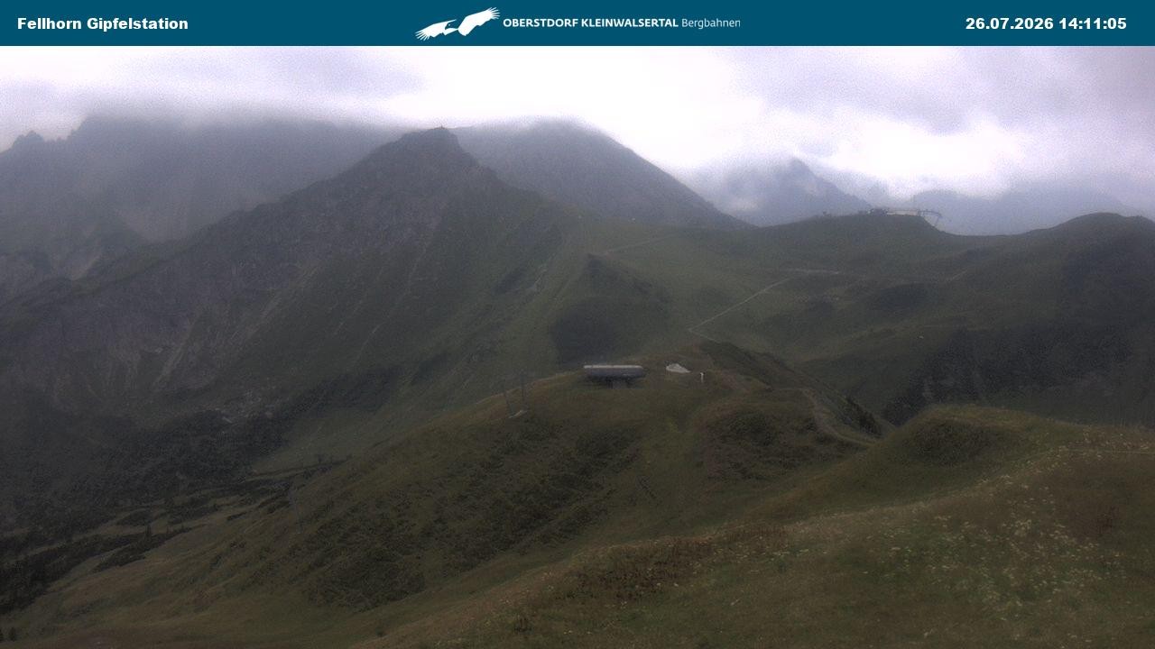 Archiv Foto Webcam Bergstation Fellhornbahn (1.967m)