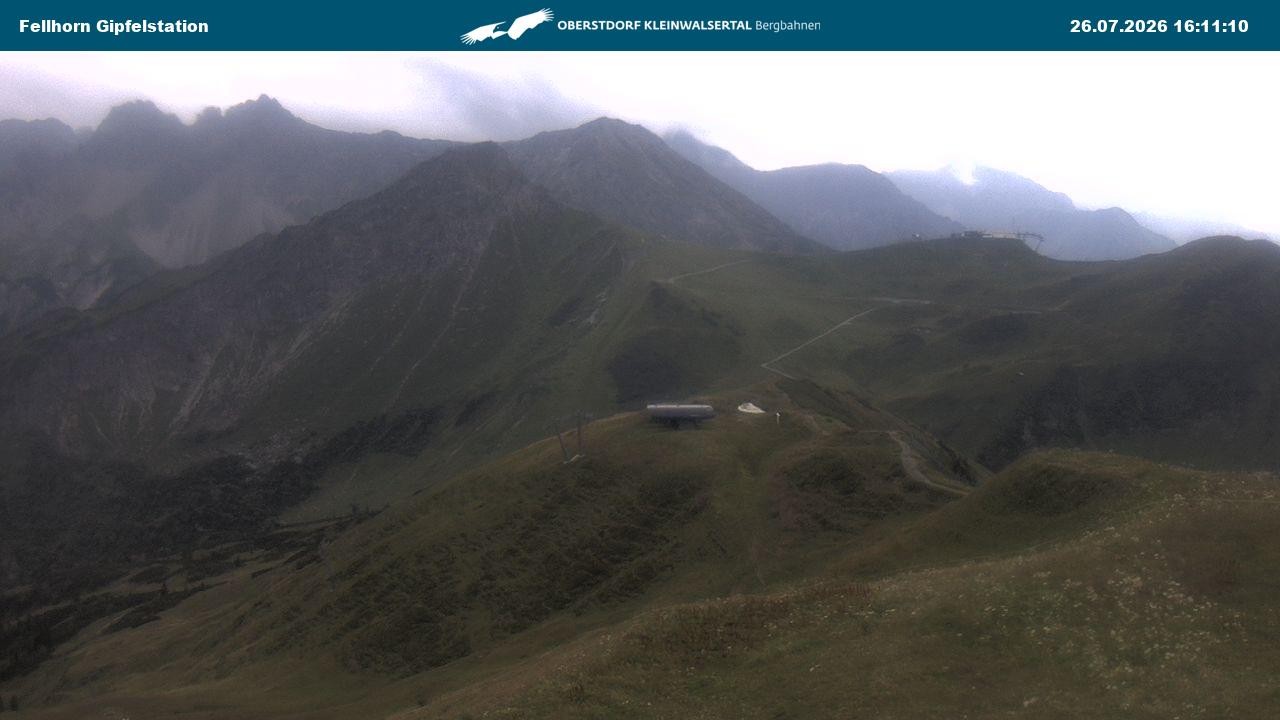 Archiv Foto Webcam Bergstation Fellhornbahn (1.967m)