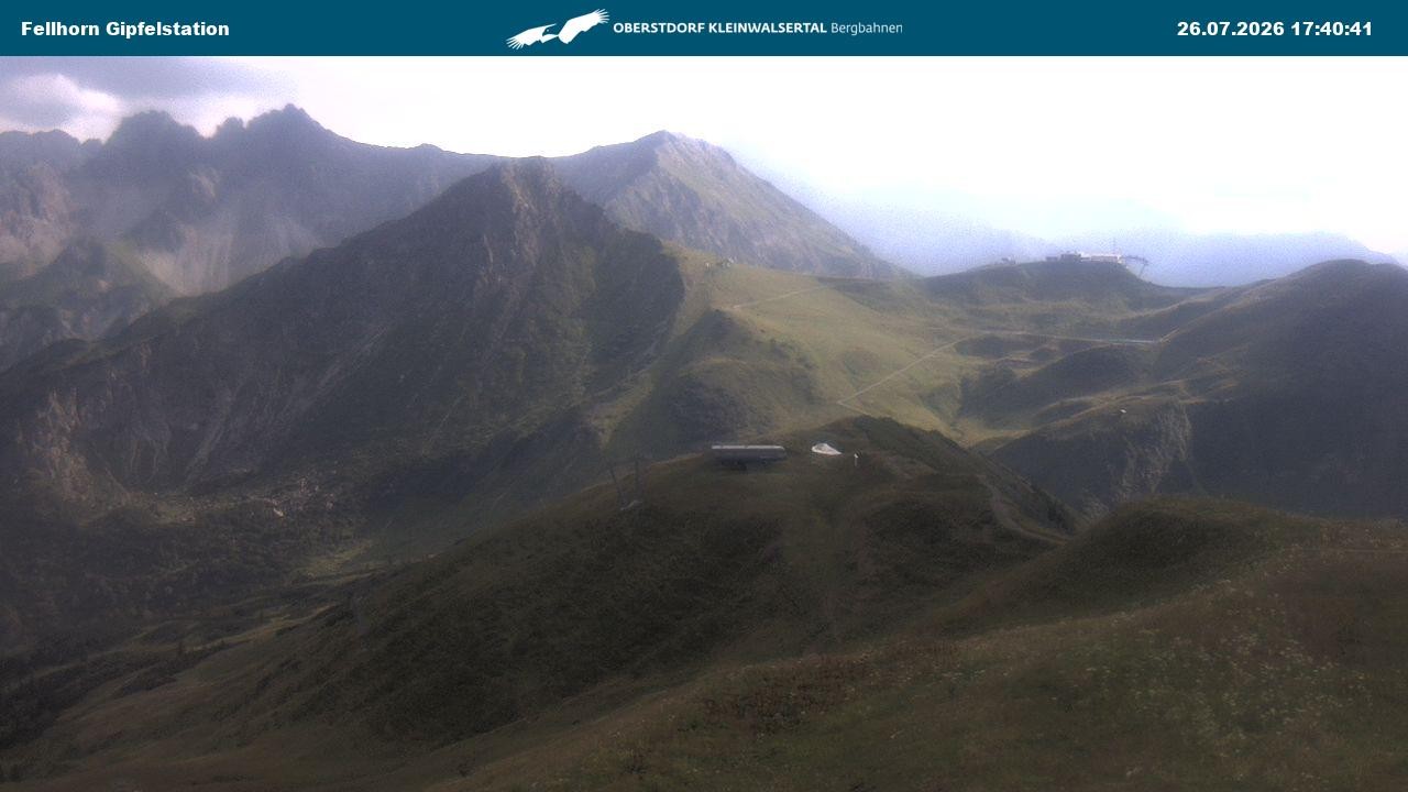 Archiv Foto Webcam Bergstation Fellhornbahn (1.967m)