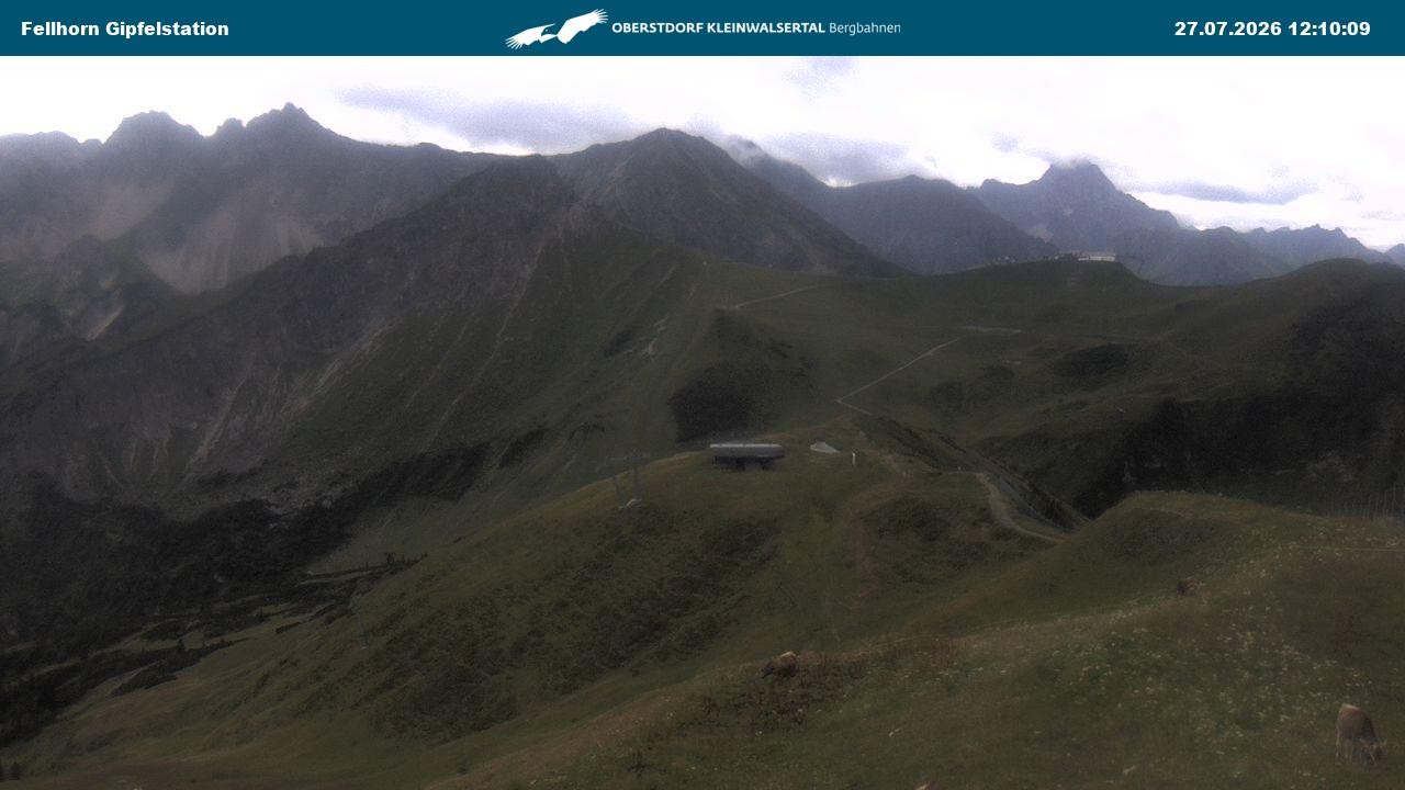 Archiv Foto Webcam Bergstation Fellhornbahn (1.967m)