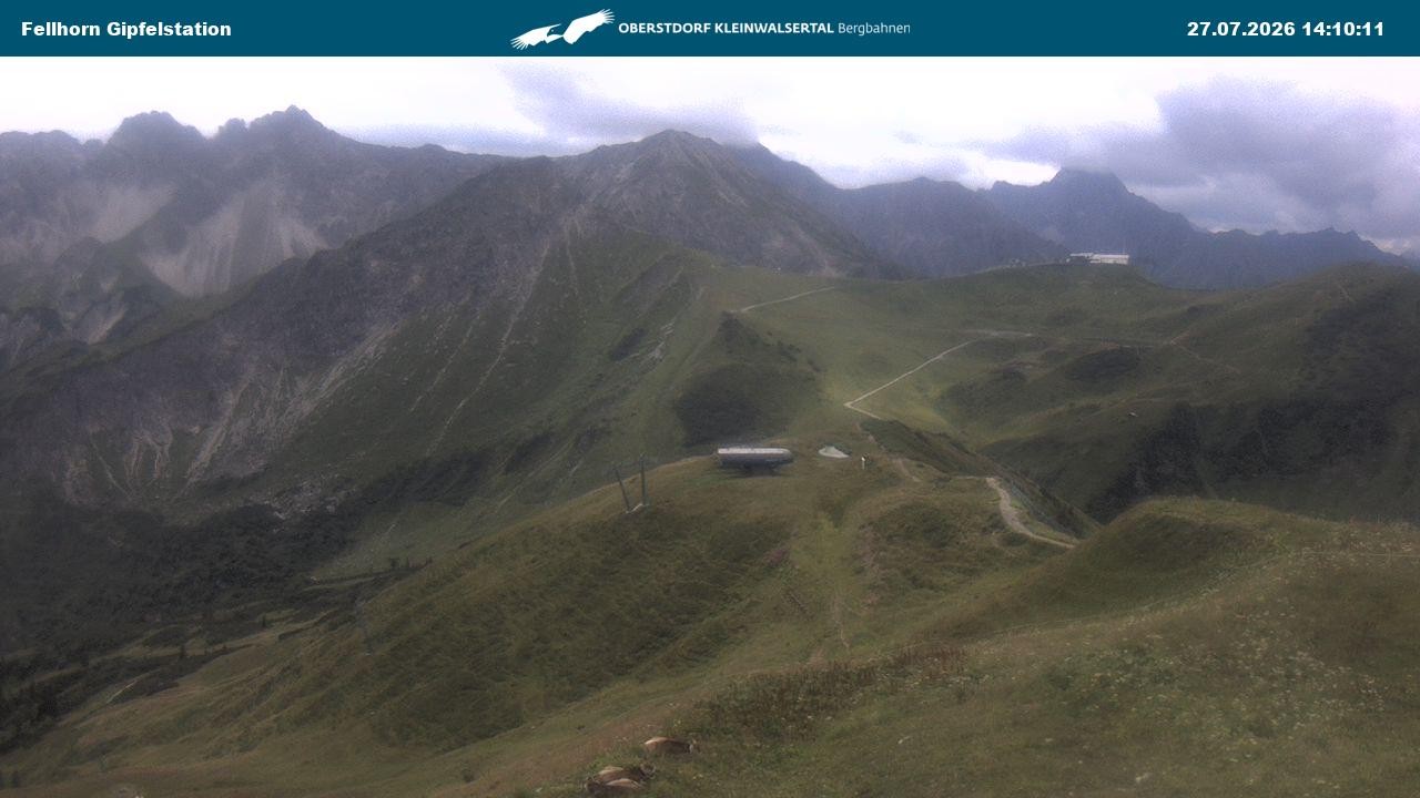 Archiv Foto Webcam Bergstation Fellhornbahn (1.967m)