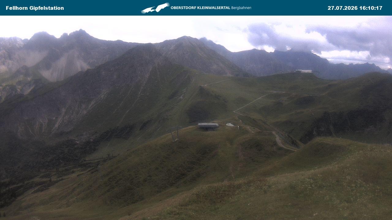 Archiv Foto Webcam Bergstation Fellhornbahn (1.967m)
