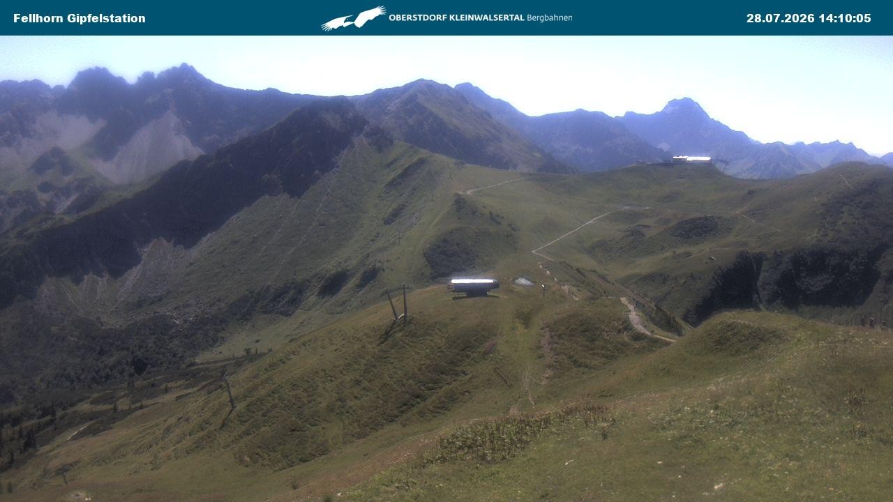 Archiv Foto Webcam Bergstation Fellhornbahn (1.967m)