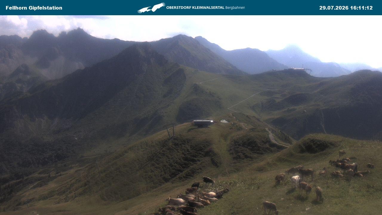 Archiv Foto Webcam Bergstation Fellhornbahn (1.967m)