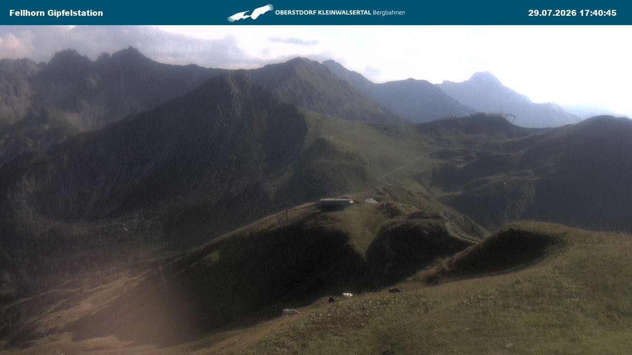 Archiv Foto Webcam Bergstation Fellhornbahn (1.967m)