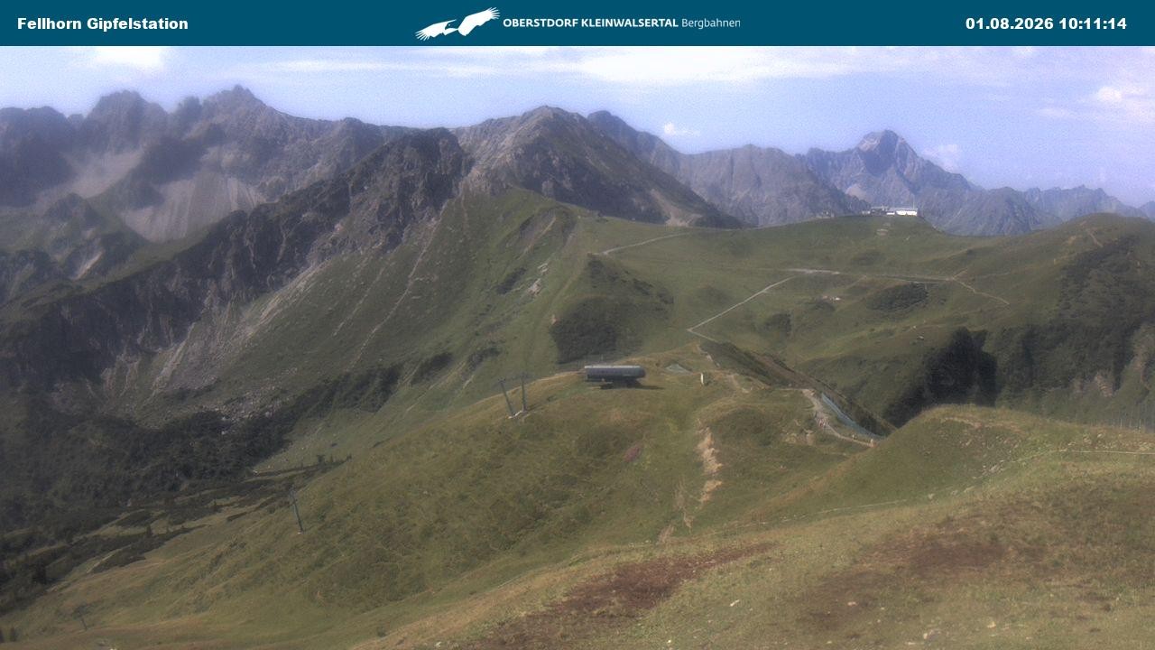 Archiv Foto Webcam Bergstation Fellhornbahn (1.967m)