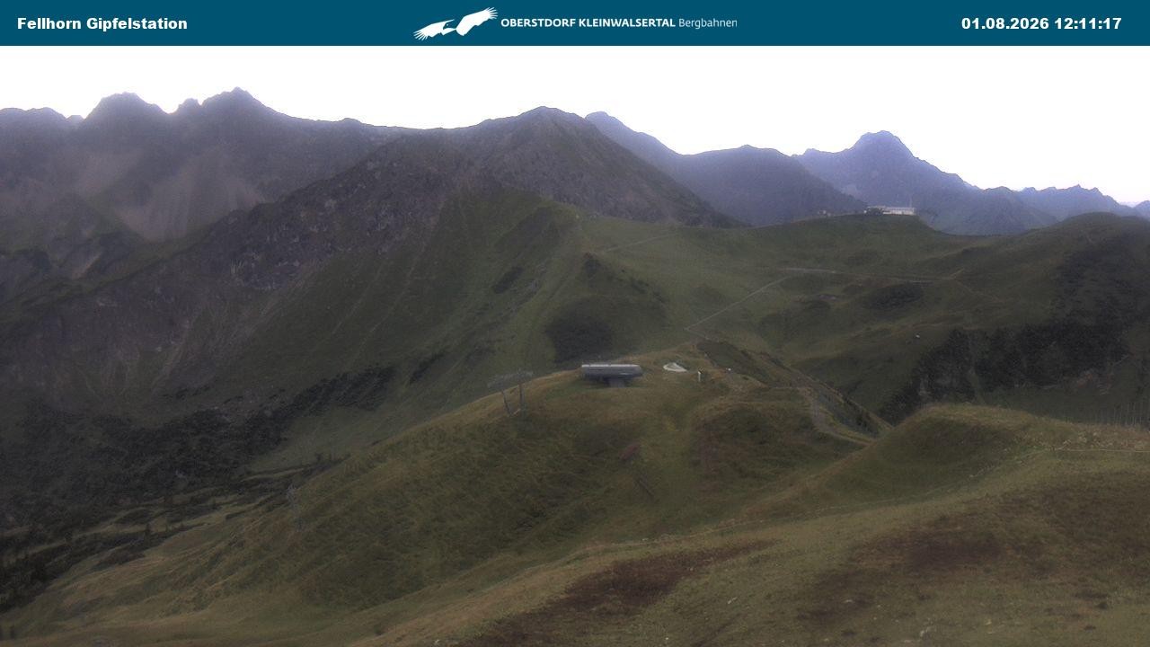 Archived image Webcam Fellhornbahn - Top Station (1.967m)