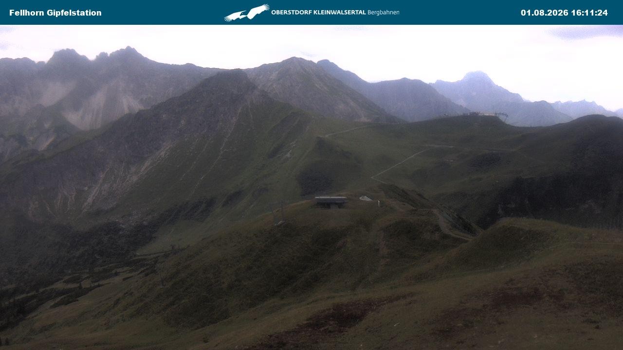 Archived image Webcam Fellhornbahn - Top Station (1.967m)