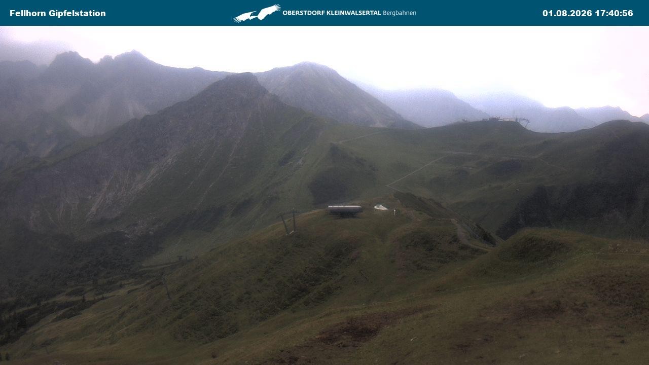 Archived image Webcam Fellhornbahn - Top Station (1.967m)