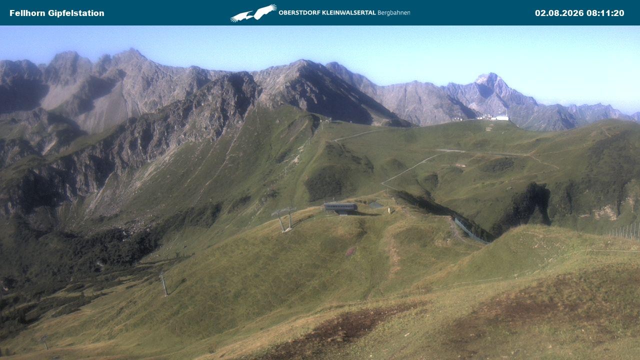 Archiv Foto Webcam Bergstation Fellhornbahn (1.967m)