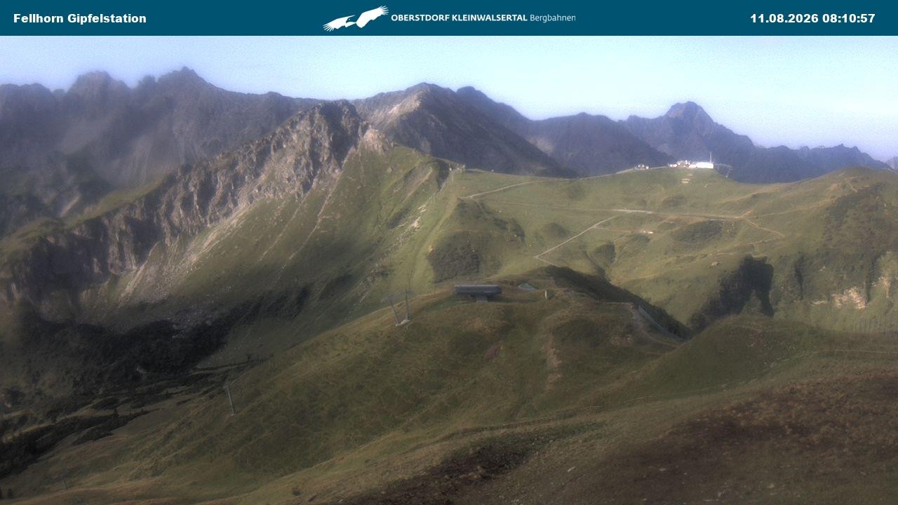 Archiv Foto Webcam Bergstation Fellhornbahn (1.967m)