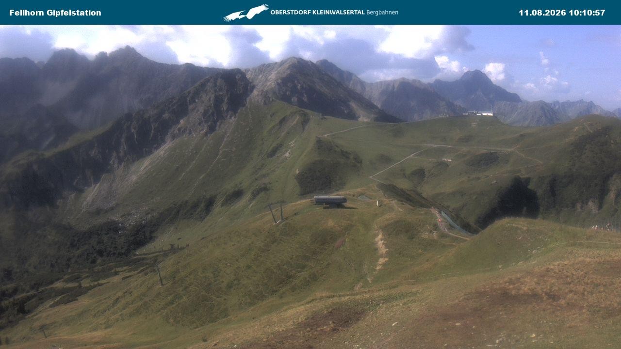 Archiv Foto Webcam Bergstation Fellhornbahn (1.967m)