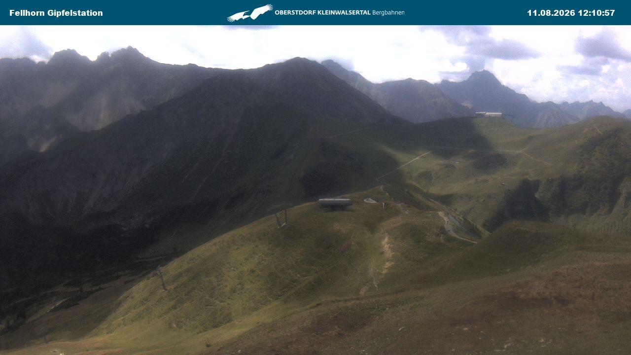Archiv Foto Webcam Bergstation Fellhornbahn (1.967m)