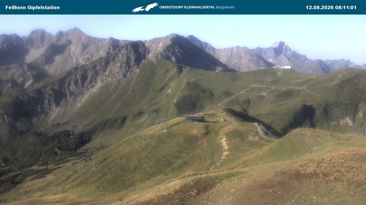 Archiv Foto Webcam Bergstation Fellhornbahn (1.967m)