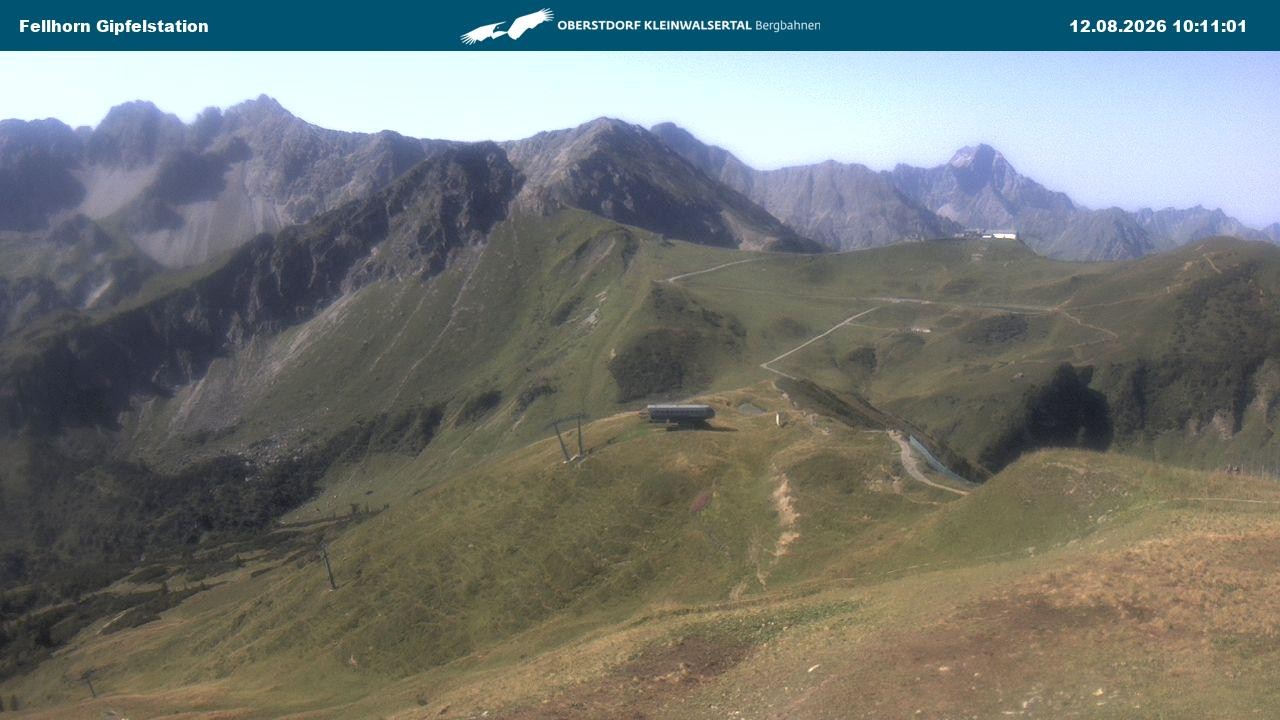 Archiv Foto Webcam Bergstation Fellhornbahn (1.967m)