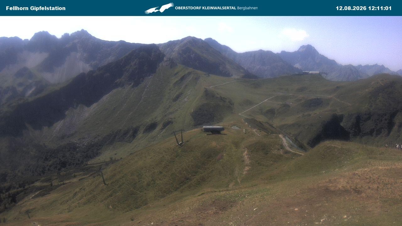 Archiv Foto Webcam Bergstation Fellhornbahn (1.967m)