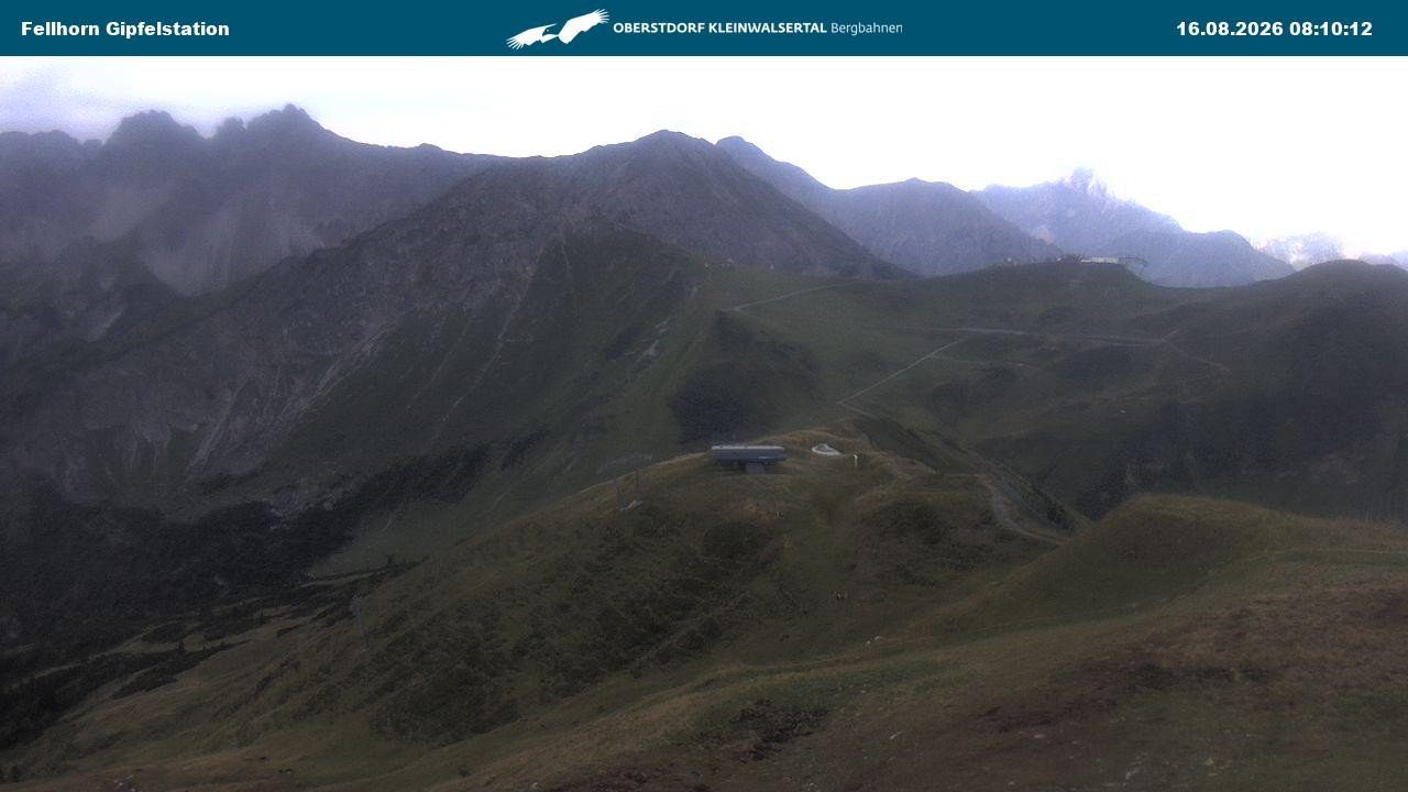 Archived image Webcam Fellhornbahn - Top Station (1.967m)