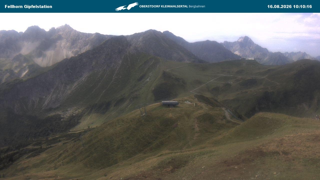 Archived image Webcam Fellhornbahn - Top Station (1.967m)