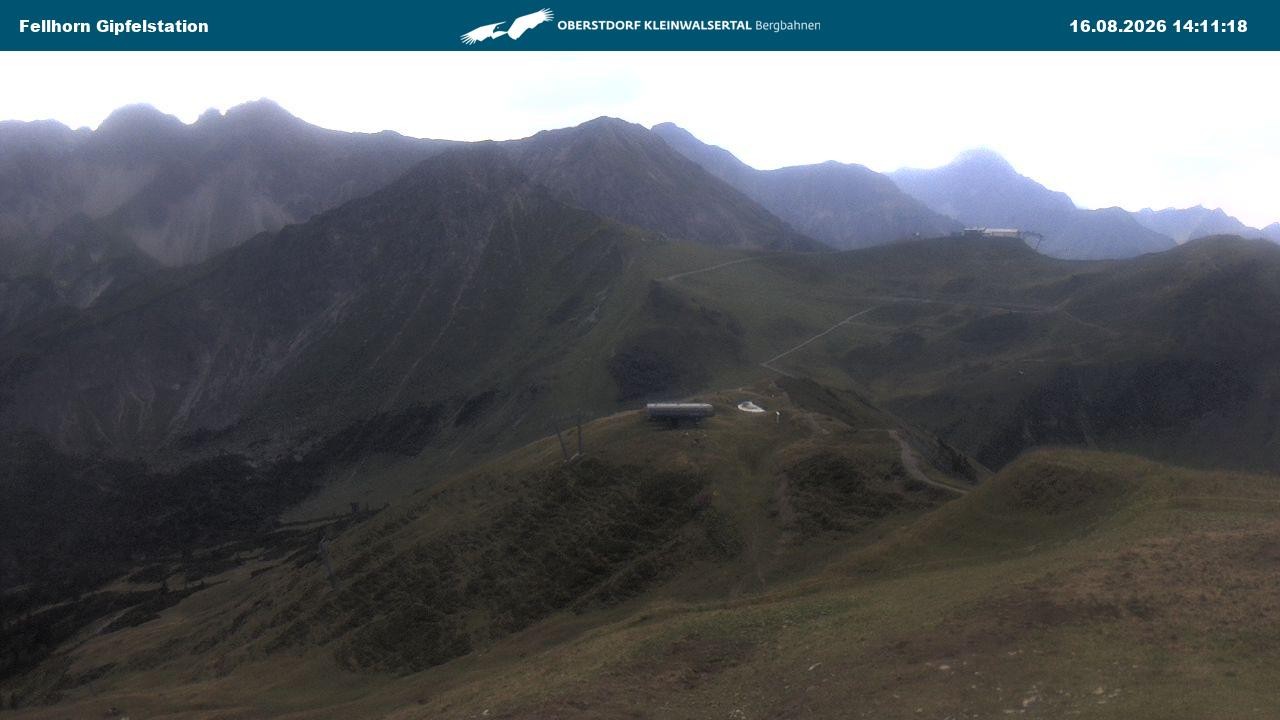 Archived image Webcam Fellhornbahn - Top Station (1.967m)