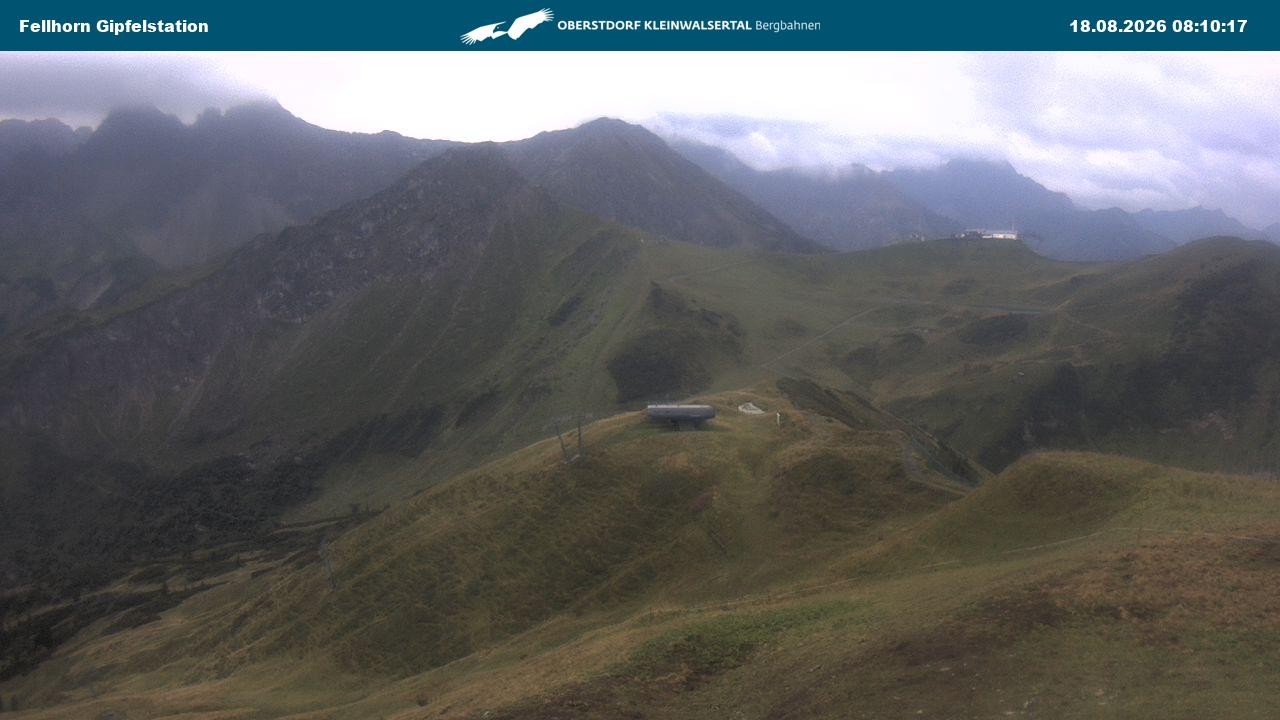 Archived image Webcam Fellhornbahn - Top Station (1.967m)
