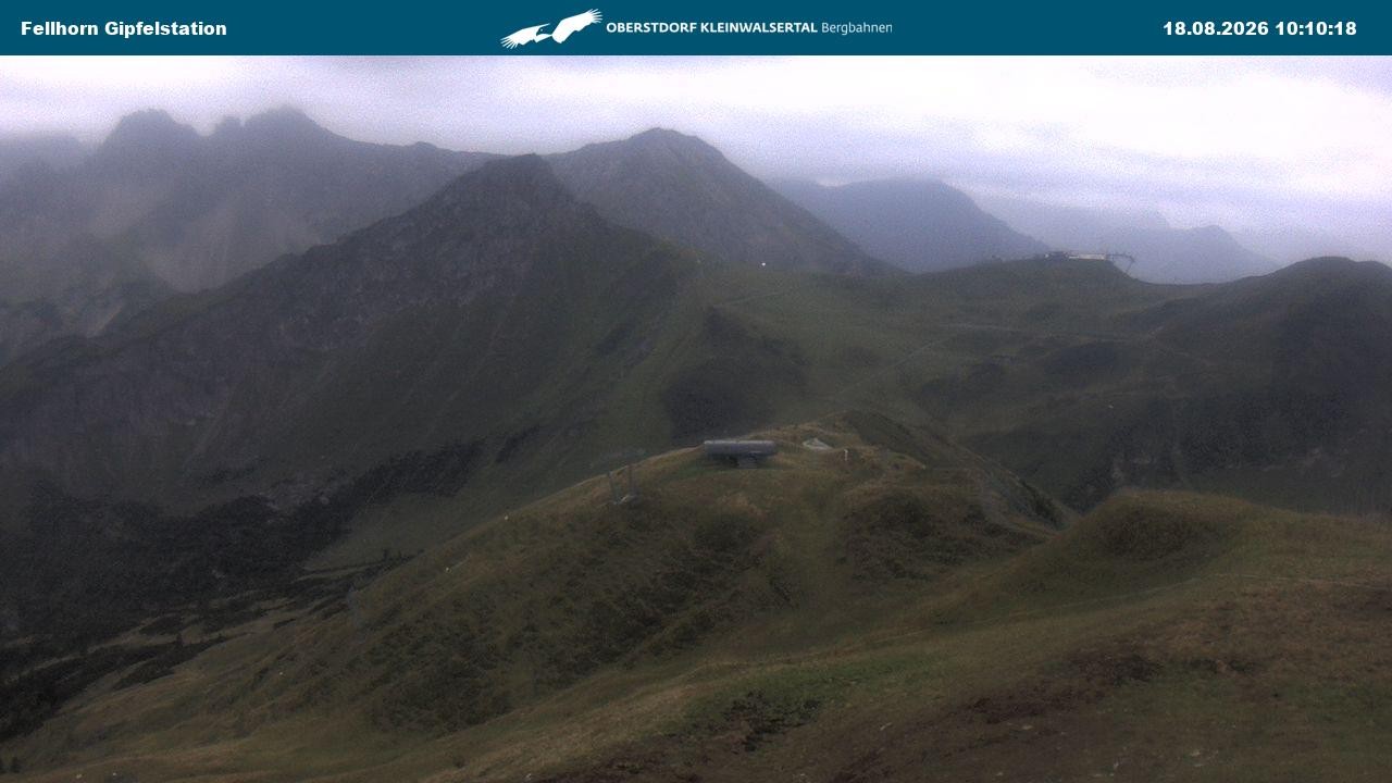 Archived image Webcam Fellhornbahn - Top Station (1.967m)