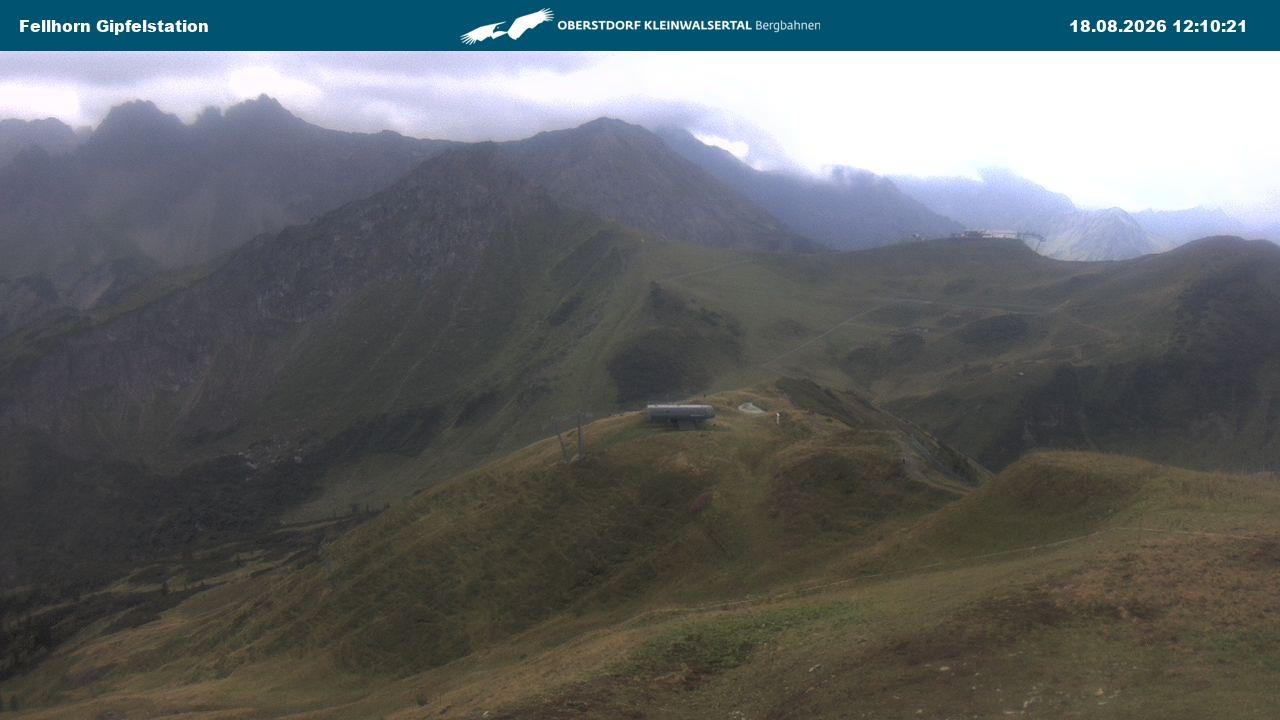 Archived image Webcam Fellhornbahn - Top Station (1.967m)