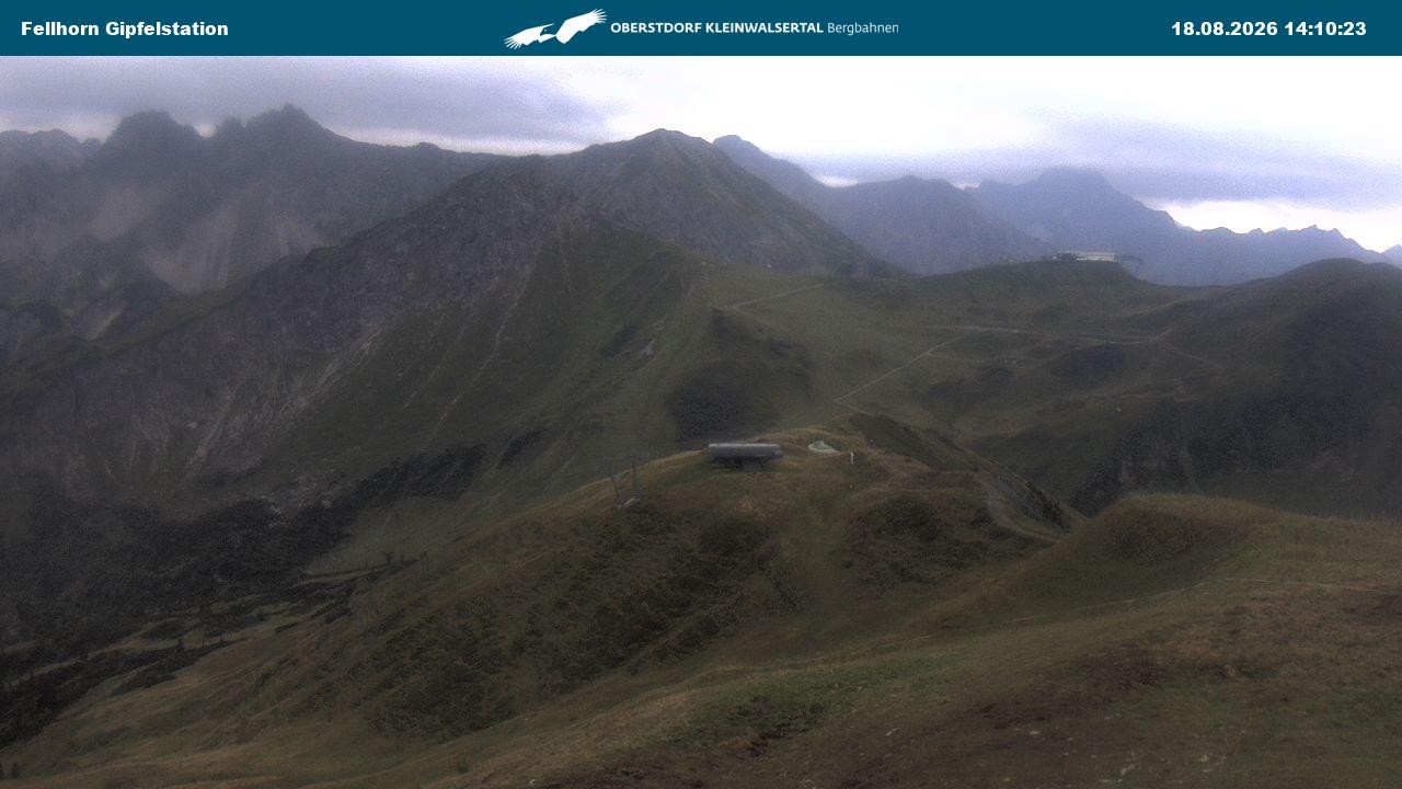 Archiv Foto Webcam Bergstation Fellhornbahn (1.967m)