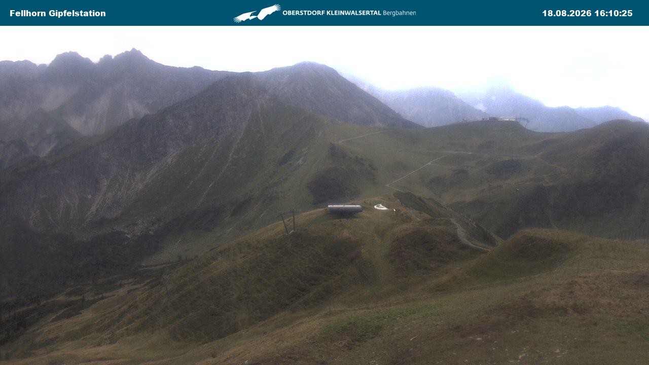 Archiv Foto Webcam Bergstation Fellhornbahn (1.967m)