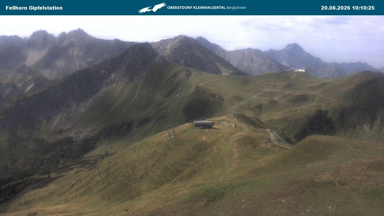 Archived image Webcam Fellhornbahn - Top Station (1.967m)