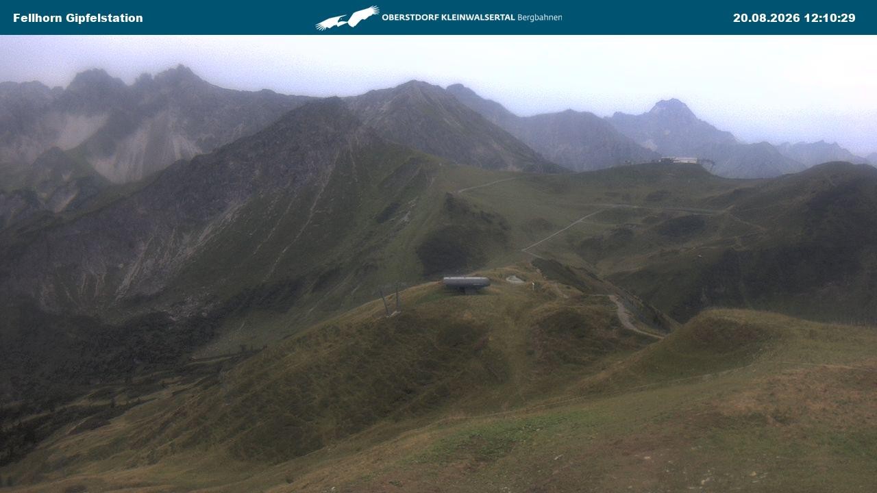 Archived image Webcam Fellhornbahn - Top Station (1.967m)