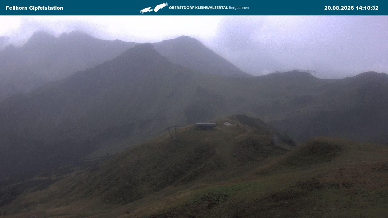 Archived image Webcam Fellhornbahn - Top Station (1.967m)
