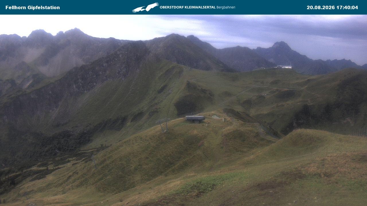 Archived image Webcam Fellhornbahn - Top Station (1.967m)