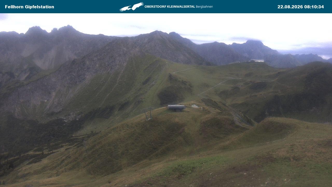 Archiv Foto Webcam Bergstation Fellhornbahn (1.967m)
