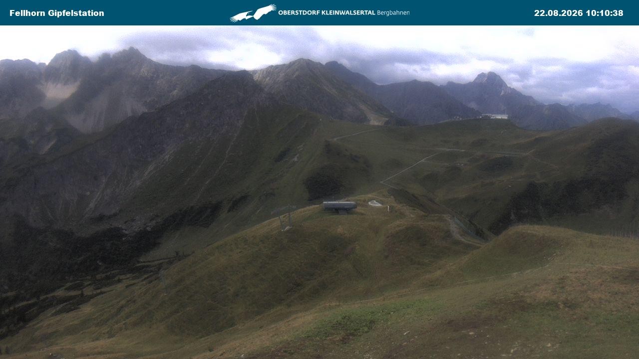 Archiv Foto Webcam Bergstation Fellhornbahn (1.967m)