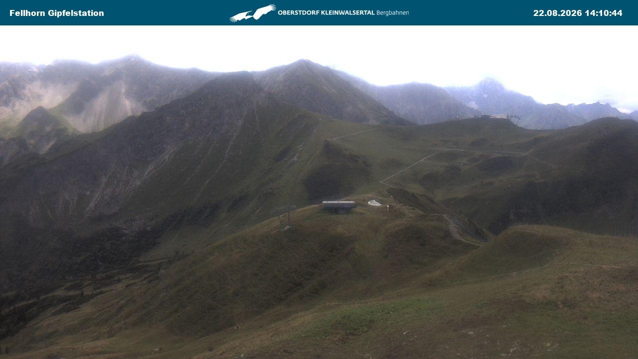 Archiv Foto Webcam Bergstation Fellhornbahn (1.967m)
