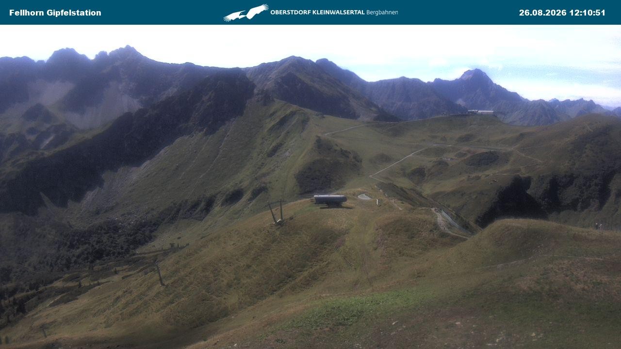 Archiv Foto Webcam Bergstation Fellhornbahn (1.967m)