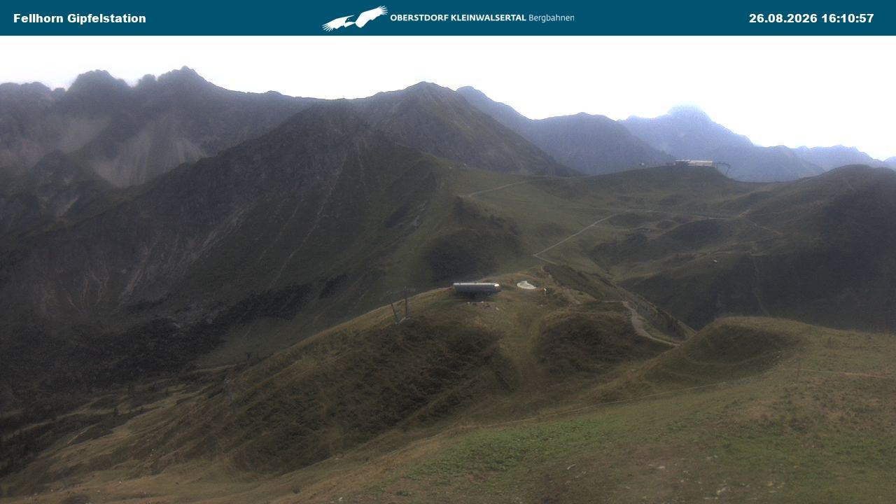 Archiv Foto Webcam Bergstation Fellhornbahn (1.967m)