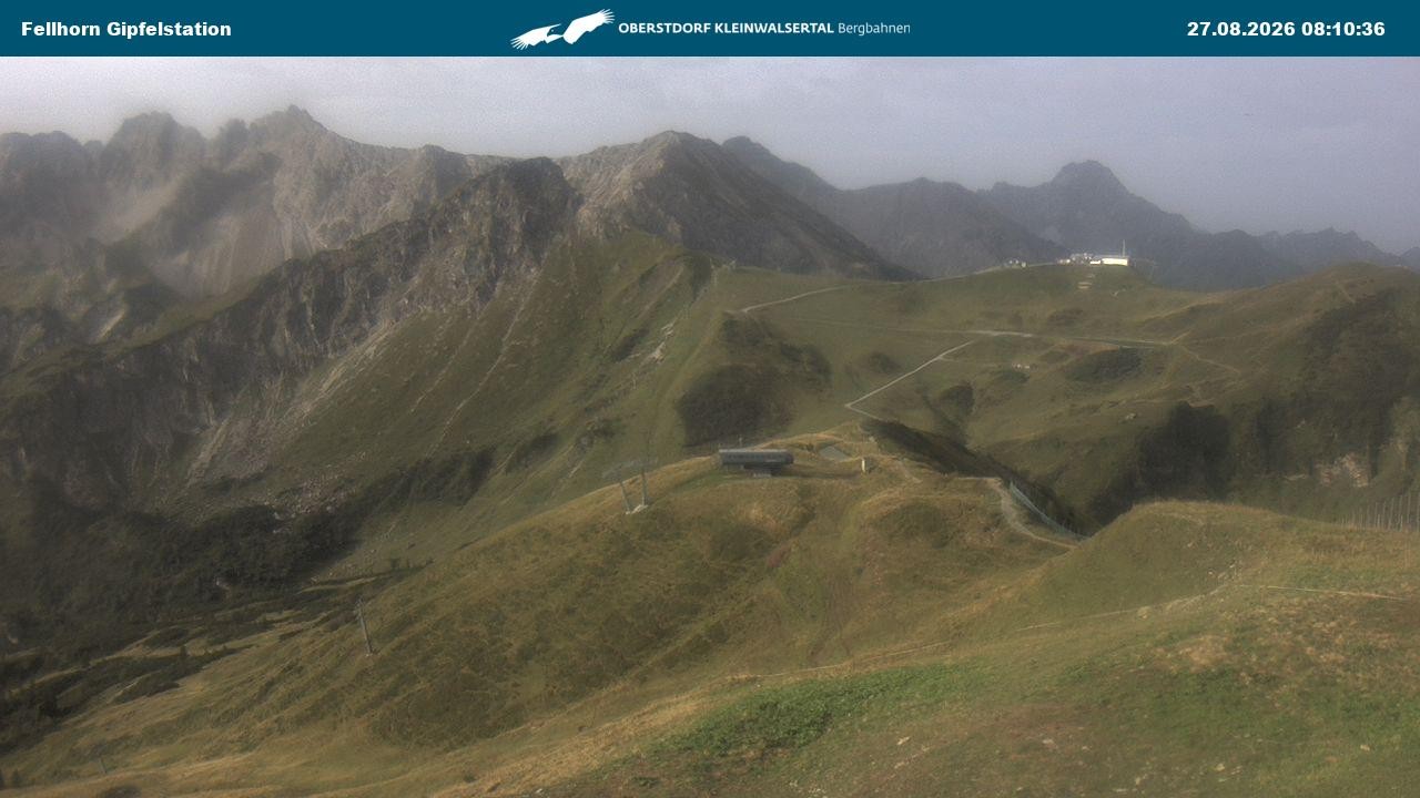 Archived image Webcam Fellhornbahn - Top Station (1.967m)