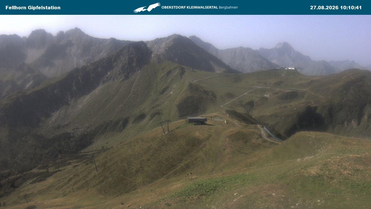 Archiv Foto Webcam Bergstation Fellhornbahn (1.967m)